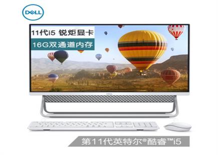 戴爾dell靈越5401英特爾酷睿i5一體機電腦 家用辦公臺式機電腦